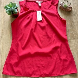 Banana Republic Petite Pleated Drapey Sleeveless